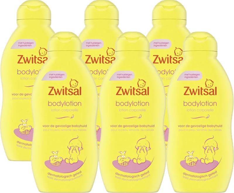 Baby huidverzorging - Bodylotion - 400ml x 6 de Zwitsal – photo produit