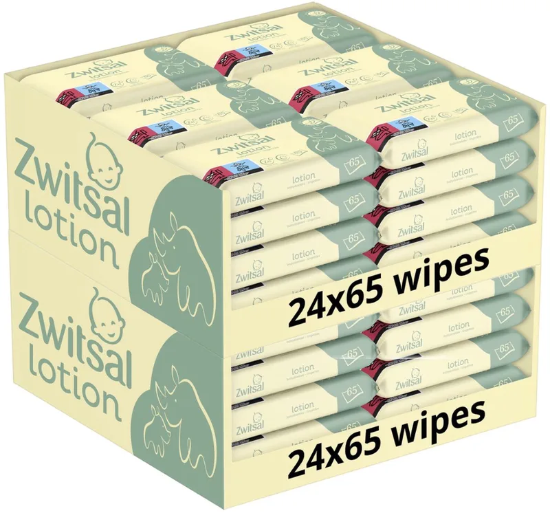 Billendoekjes Lotion - Alcoholvrij - 3120 Babydoekjes - 48 x 65 - Mega Voordeelbox by Zwitsal – product photo