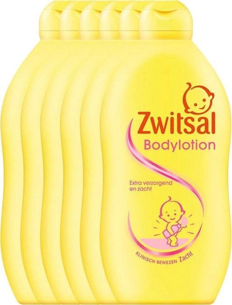 Bodylotion 400ml 6x van Zwitsal – productfoto