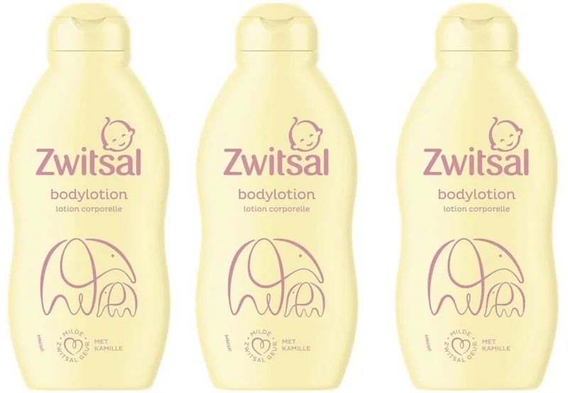 Bodylotion - Baby - 3 x 200 ml de Zwitsal – photo produit