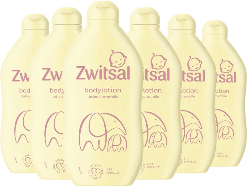 Bodylotion - Baby - 6 x 400 ml van Zwitsal – productfoto