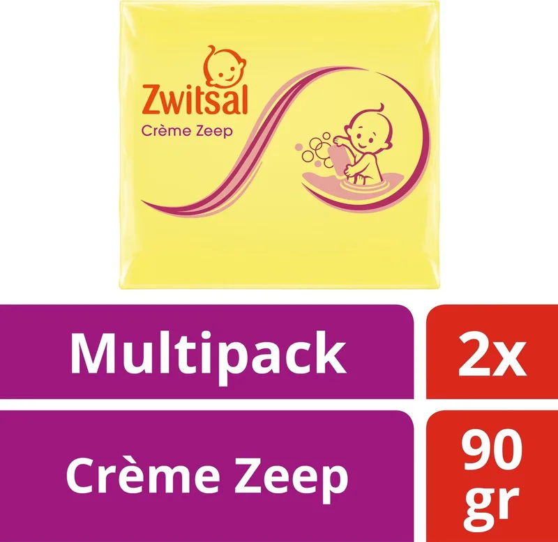 Crème Zeep - 2 x 90 g - Baby van Zwitsal – productfoto