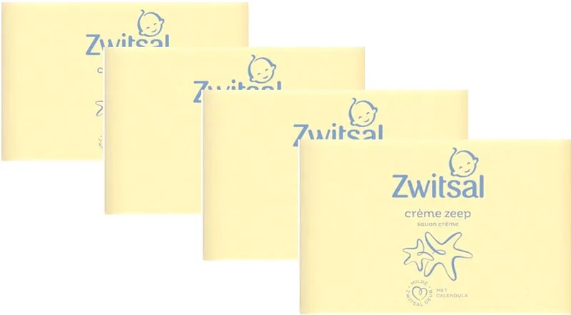 Creme Zeep 4x90GR van Zwitsal – productfoto