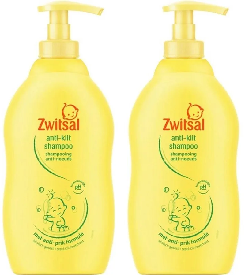 Shampoo - Anti-klit Shampoo - 2 x 400 ml van Zwitsal – productfoto