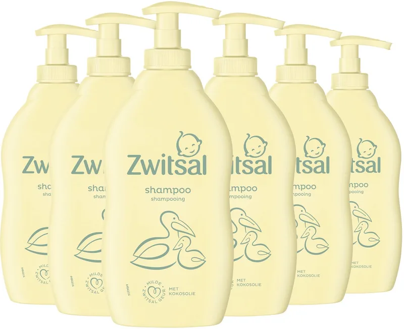 Shampoo - Baby - 6 x 400 ml van Zwitsal – productfoto