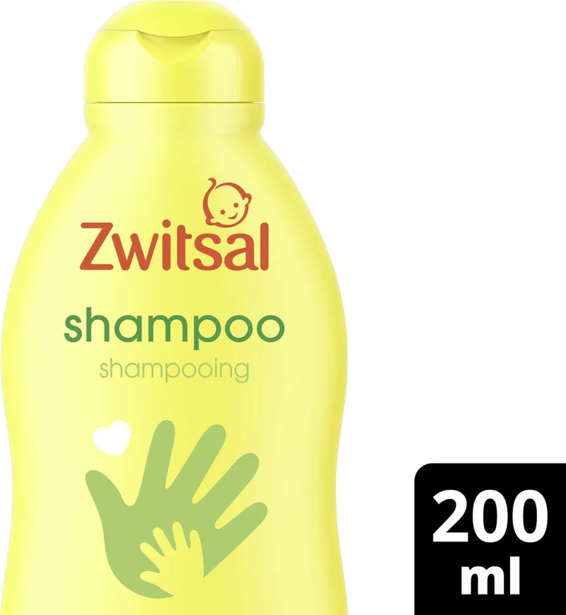 Shampoo - Baby - met ingrediënten van natuurlijke oorsprong zonder SLES-sulfaat - 200 ml by Zwitsal – product photo