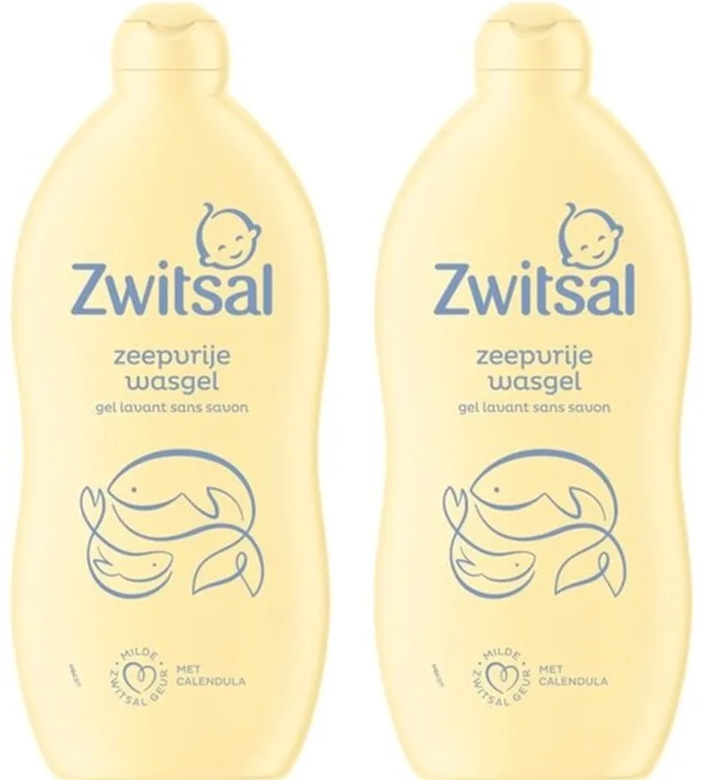 Zeepvrije Wasgel - Baby - helpt de natuurlijke huidbarrière te beschermen - 2 x 700 ml by Zwitsal – product photo