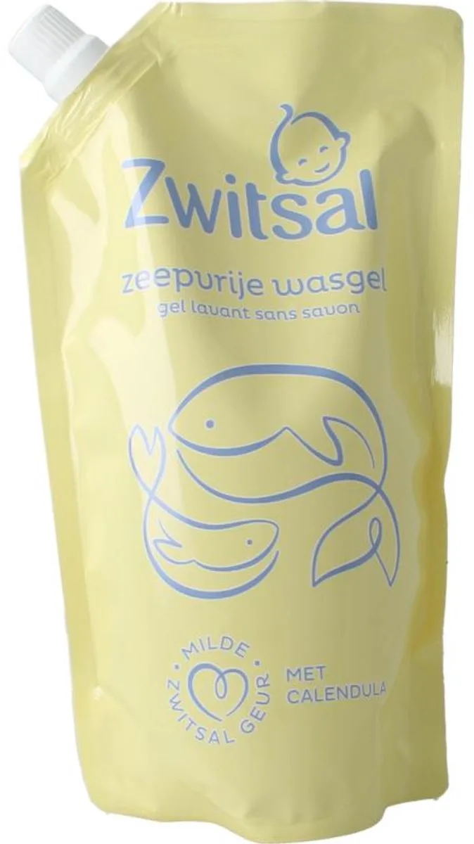 Zeepvrije Wasgel Navul (500 ml) fra Zwitsal – produktbillede