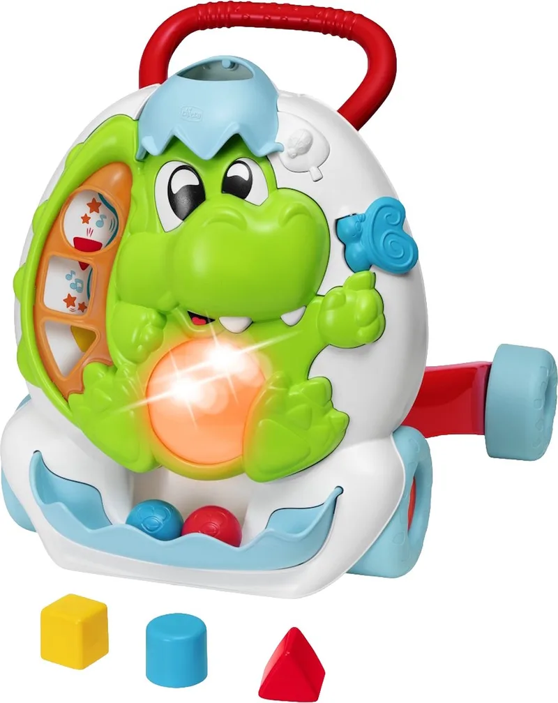 ECO+ Dino Loopwagen 11293000000 van Chicco in Groen, Meerkleurig – productfoto