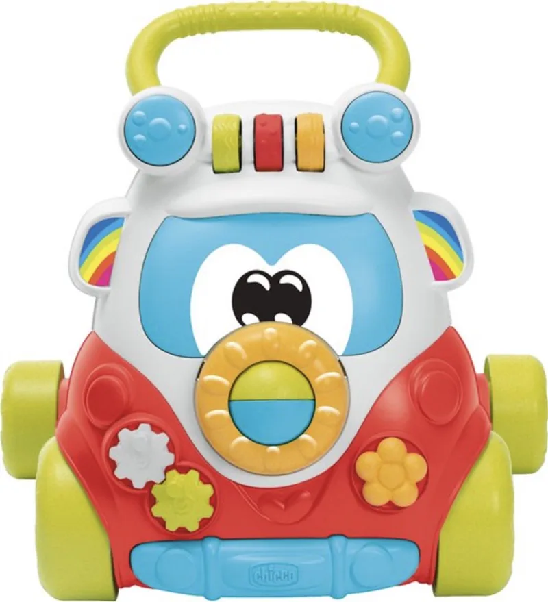ECO+ Happy Hippie Loopwagen-Stimuleert motorische ontwikkeling & hand-oogcoördinatie by Chicco in Multicolour – product photo