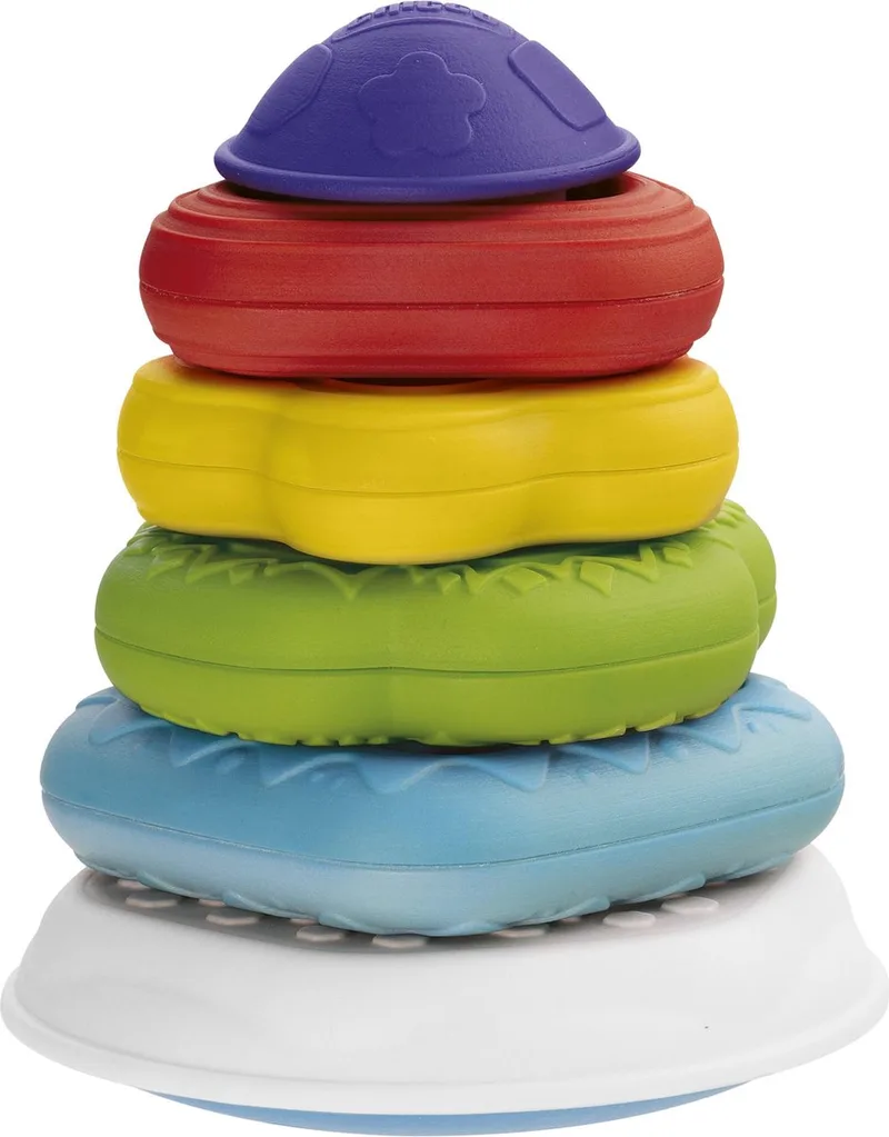 Stapeltoren - 2-in-1 Ringtoren & Vormenstoof (6-36 M) by Chicco in Multicolour – product photo