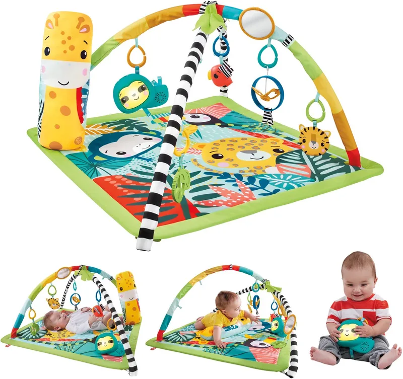 Baby Gym 3 in 1 - Baby speelgoed - 0 tot 6 maanden från Fisher-Price i Jungle – produktbild