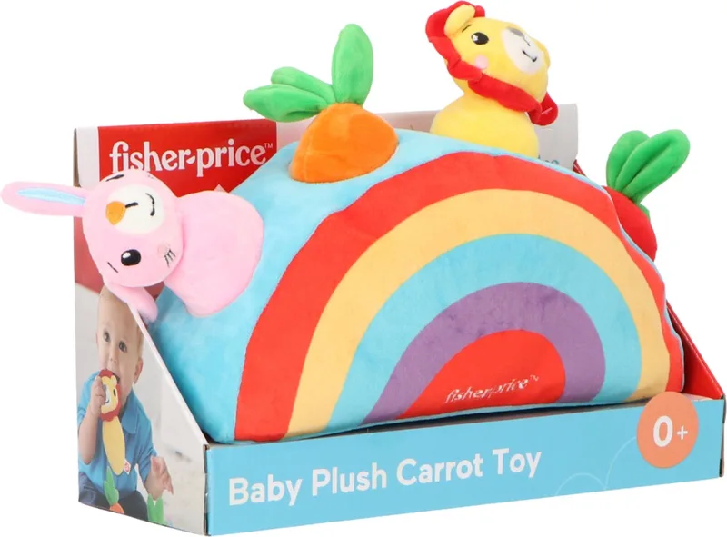 Baby Knuffel Speelgoed - Regenboog de Fisher-Price en Multicolore – photo produit
