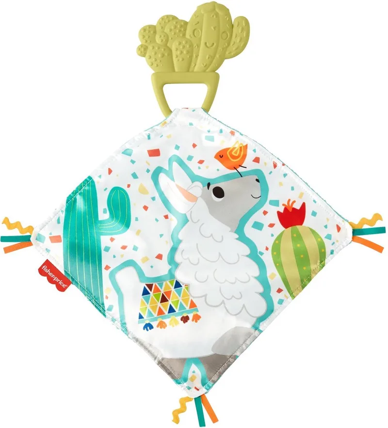 Knuffeldoek Met Bijtring Cuddle Cactus 13 Cm från Fisher-Price i Flerfärgad – produktbild