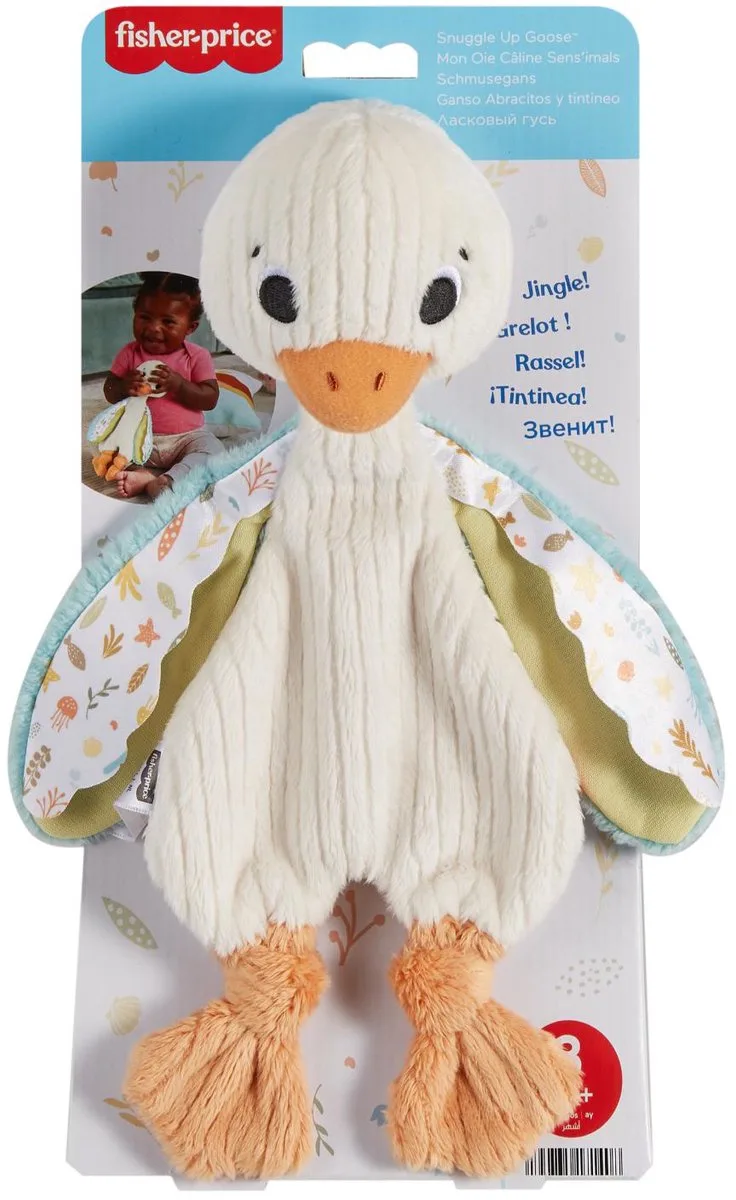 Knuffelgans - 25 cm - Knuffel van Fisher-Price in Gans – productfoto