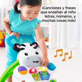 Leer Met Mij Zebra Loopwagen från Fisher-Price – produktbild 5 av 6