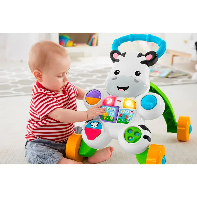 Loopwagen - Leer samen met mij Zebra Walker van Fisher-Price – productfoto 3 van 4