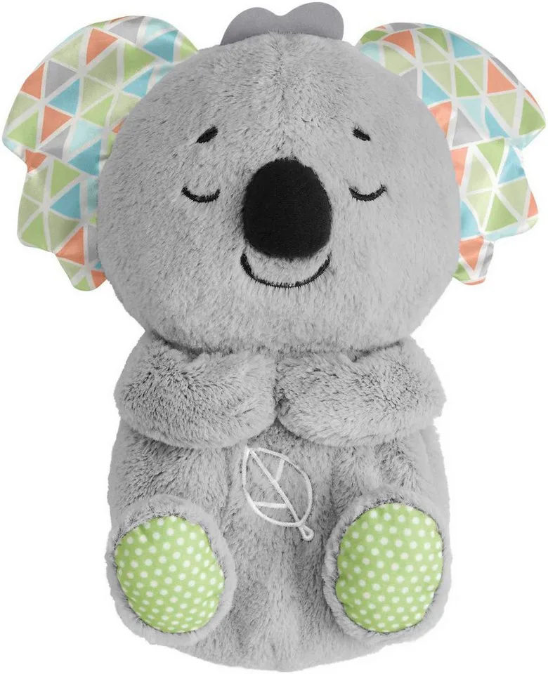 Plüschfigur Schlummer-Koala, Einschlafhilfe mit Musik, Naturgeräuschen und sanftem Licht de Fisher-Price en Gris – photo produit