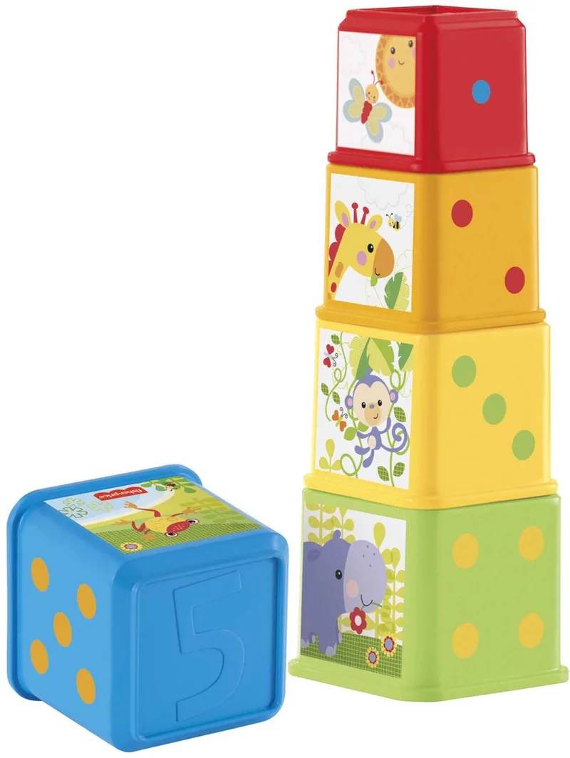 Stapla Och Utforska Block från Fisher-Price i Flerfärgad – produktbild