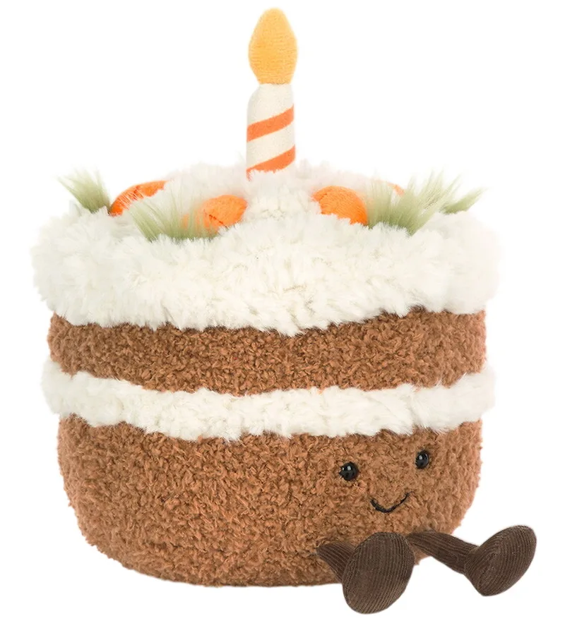 Knuffel - 15x15 cm - Amuseables Wortel Cake by Jellycat – product photo