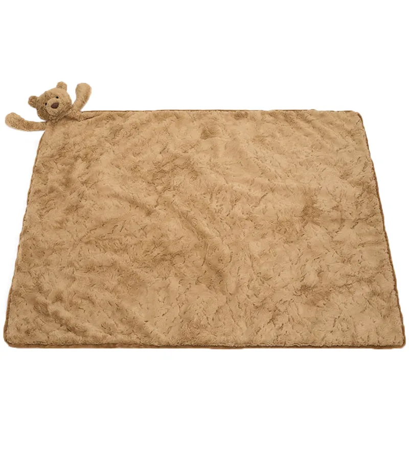 Knuffeldeken - 56x70 cm - Bartholomew Bear fra Jellycat – produktbillede