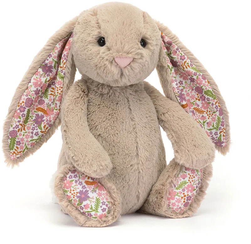 Knuffels - Blossom Beige Bunny Petal - Konijn - Beige - Knuffel - 31 cm - Voor alle leeftijden by Jellycat in Beige – product photo