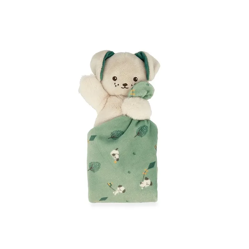 Carre Douceur - Knuffeldoekje - Hond - Groen by Kaloo in Hond Groen – product photo 4 of 6