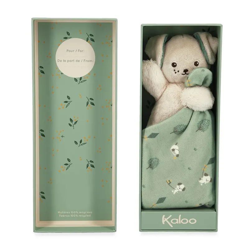 Carre Douceur - Knuffeldoekje - Hond - Groen by Kaloo in Hond Groen – product photo 6 of 6