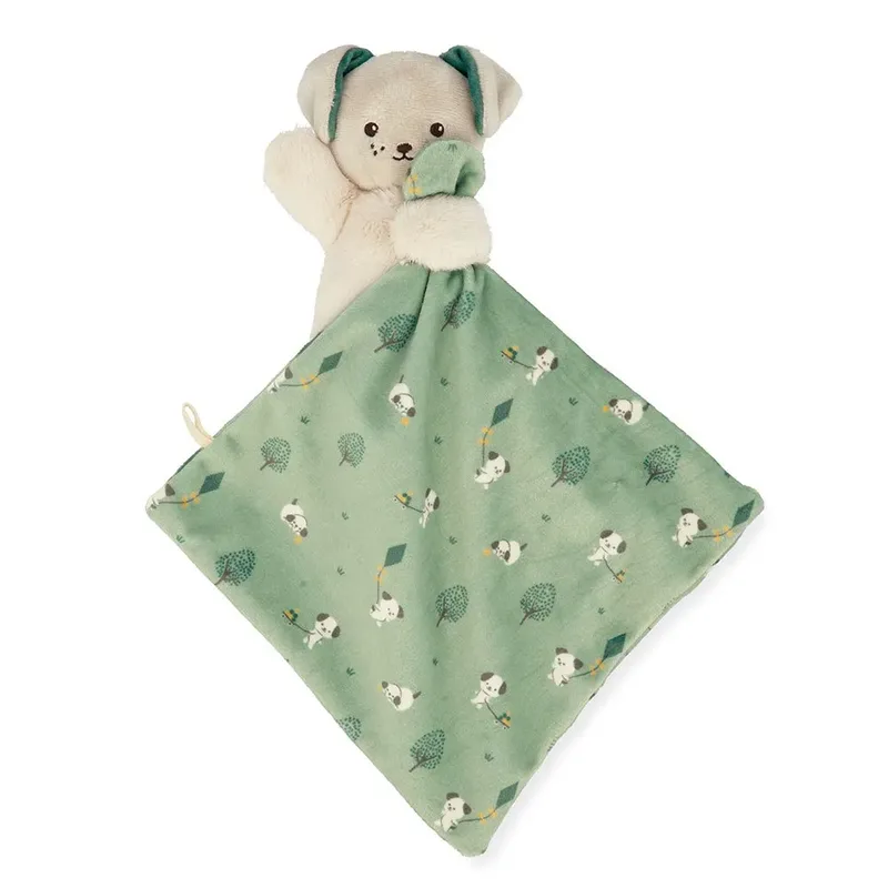 Carre Douceur - Knuffeldoekje - Hond - Groen by Kaloo in Hond Groen – product photo 2 of 6