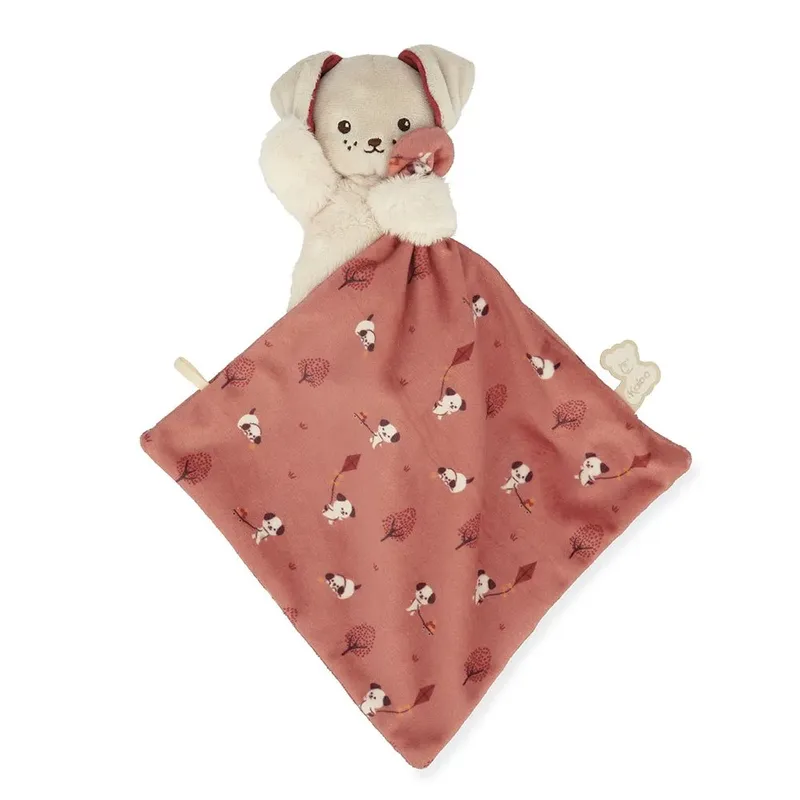 Carre Douceur - Knuffeldoekje - Hond - Steenrood by Kaloo in Hond Steenrood – product photo 2 of 6