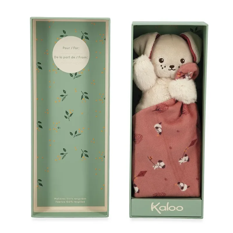 Carre Douceur - Knuffeldoekje - Hond - Steenrood by Kaloo in Hond Steenrood – product photo 6 of 6