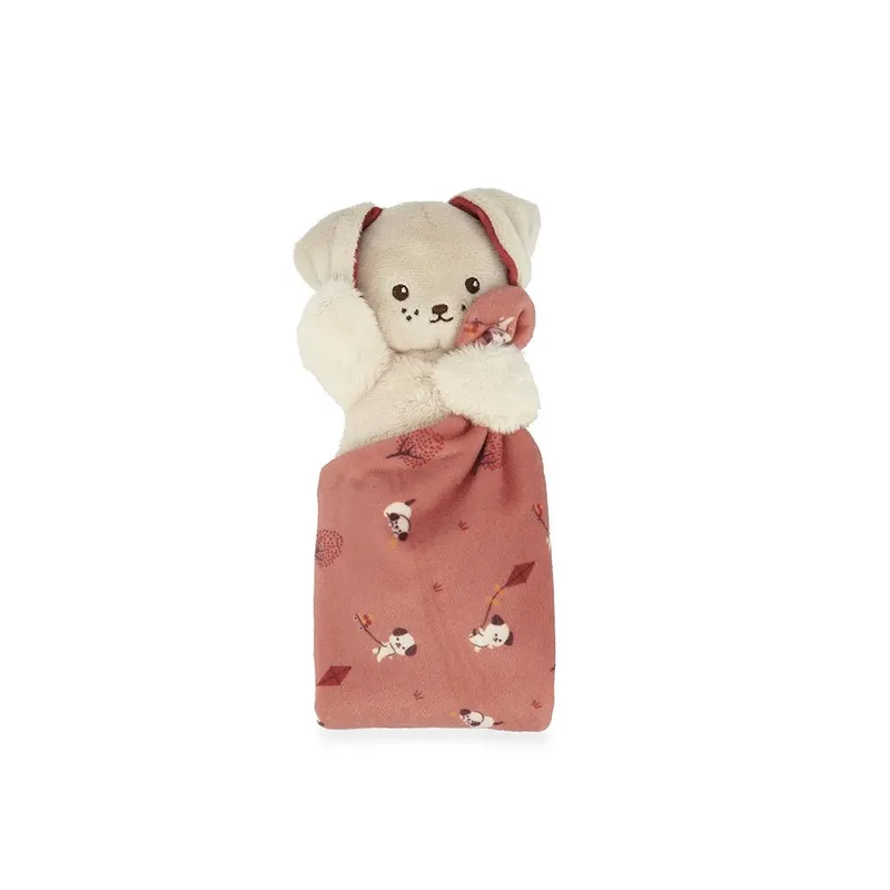 Carre Douceur - Knuffeldoekje - Hond - Steenrood by Kaloo in Hond Steenrood – product photo 4 of 6