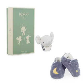Geluidsarmband & Pantoffels Olifant Knuffel de Kaloo – photo produit 6 sur 6