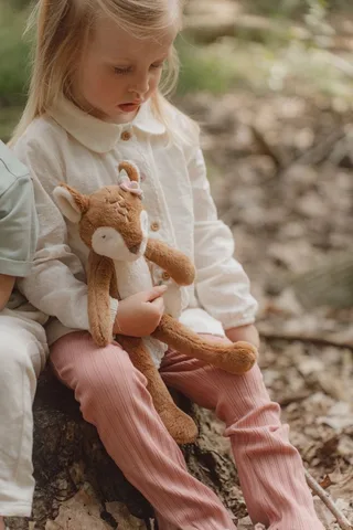 Knuffel Hert long legs - Fairy Garden van Little Dutch in Meerkleurig – productfoto 4 van 4