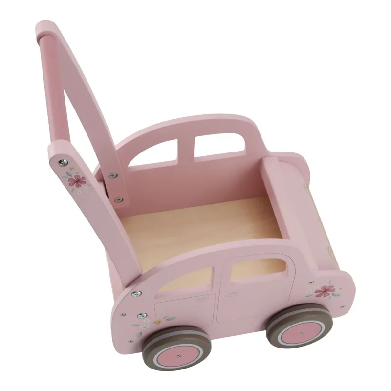 Loopwagen - Roze van Little Dutch in Roze – productfoto 4 van 4