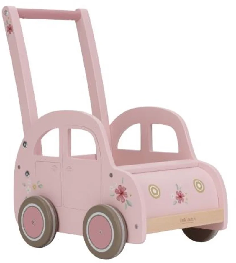 Loopwagen - Roze van Little Dutch in Roze – productfoto 1 van 4
