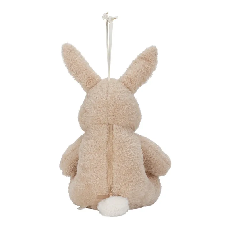 Newborn Naturals Knuffelkonijn Licht & Geluid by Little Dutch in Brown – product photo 2 of 4