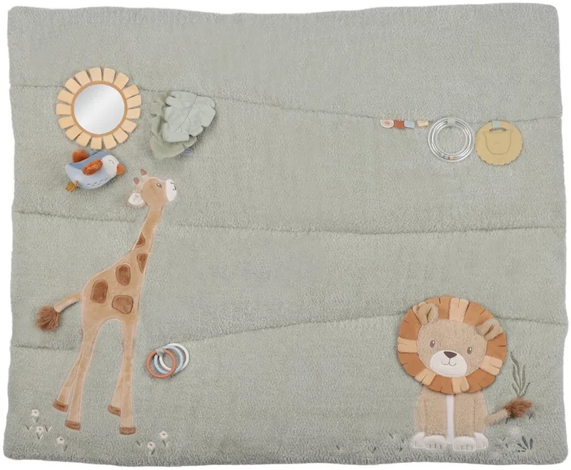 Safari Friends Activiteiten Speelkleed van Little Dutch in Groen – productfoto