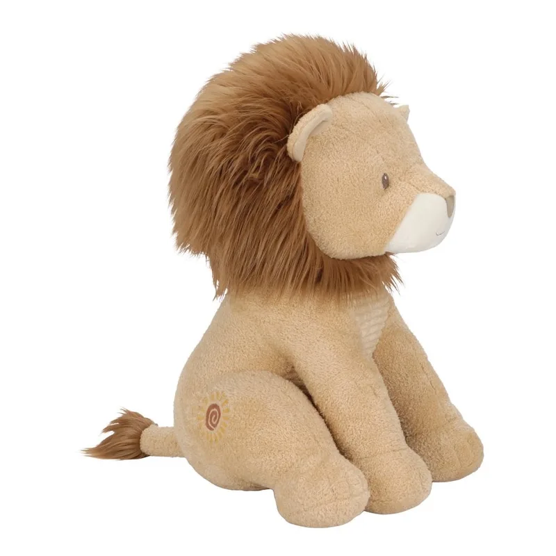 Safari Friends Knuffel Leeuw - 60 cm fra Little Dutch i Beige – produktbillede 2 af 4