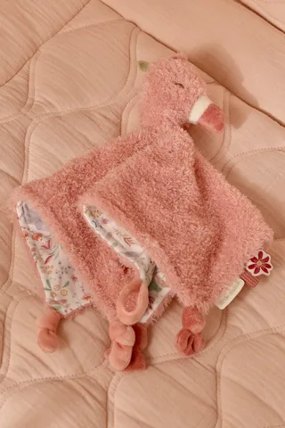 Safari Friends Knuffeldoekje Flamingo fra Little Dutch i Lyserød – produktbillede 4 af 4