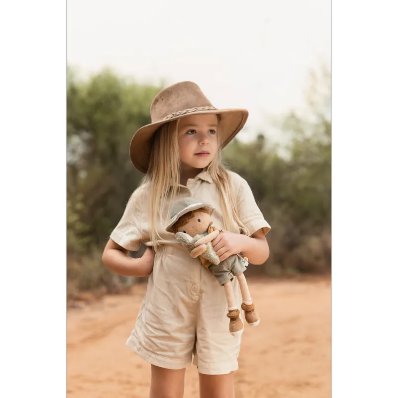 Safari Friends Knuffelpop Jim de Little Dutch en Vert – photo produit 4 sur 4