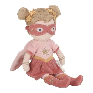 Superhero Knuffelpop Rosa - 35 cm fra Little Dutch i Lyserød – produktbillede 3 af 4
